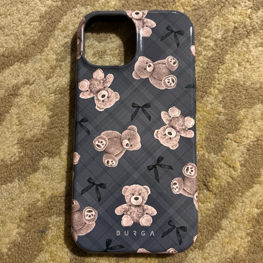 Burga Teddy Bear IPhone 15 Mag Safe Case